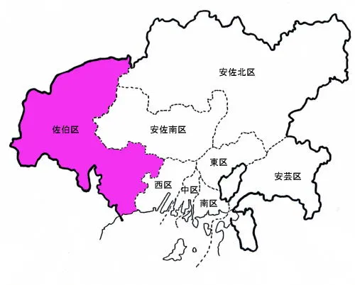広島市佐伯区の地図